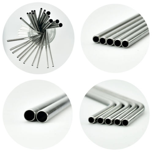 NATUMO Strohhalme aus Edelstahl Strohhalme aus Edelstahl